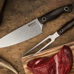 Neu 🛒 Böker Fleischgabel Saga Grenadill ⭐ 9