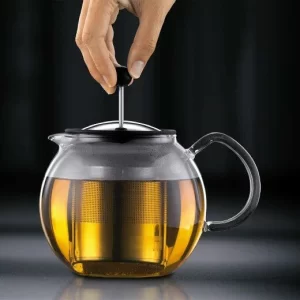 Auslauf ⭐ Bester Verkauf 👍 Bodum Teebereiter Assam Mit Edelstahlfilter, Glänzend 👍 ✔️ 13