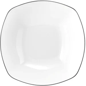 Auslauf 🥰 Seltmann Weiden Lido Black Line Schüssel Eckig 24,5 Cm ❤️ 13