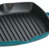 Budget 🔥 Le Creuset Grillpfanne Signature Quadratisch In Deep Teal ✨ 5