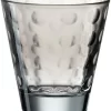 Blitzangebot 🛒 Leonardo Trinkglas OPTIC 215 Ml Grau, 6er-Set 🔥 5