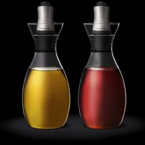 Bestes Angebot ⌛ Cole & Mason Haverhill Öl- Und Essig Fließkontroll Ausgießer Mit Flasche Geschenkset, Ungefüllt, 21 Cm 🎉 25