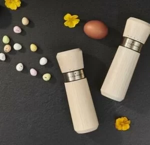Auslauf ❤️ Cole & Mason Lyndhurst Nordic White Salz- Und Pfeffermühle Geschenkset, 18,5 Cm 👏 26