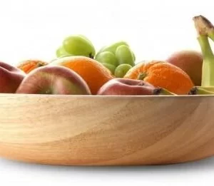 Auslauf ⭐ Aktion 🧨 Continenta Obstschale Aus Gummibaumholz 🤩 ✨ 6