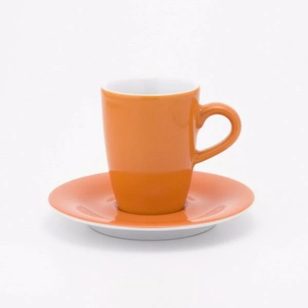 Aktion 👏 Auslauf 😀 Kahla Pronto Espresso-Obertasse Hoch 0,10 L In Orange 🧨 ⭐ 3