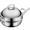 Brandneu 🥰 Budget 🔥 WMF Wok Multiply Mit Dämpfeinsatz 😀 🛒 7