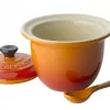 Neu 🔔 Le Creuset Serviertopf Mini In Ofenrot 😀 16