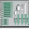 Neu 🛒 Victorinox Swiss Modern Besteck-Set Mit Steakmessern, 24-teilig, Minzgrün 🎁 25