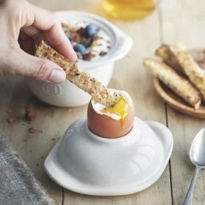 Rabatt ⭐ Brandneu 😀 Emile Henry Mini-Auflaufform “Egg Nest” In Argile 🎁 😉 12