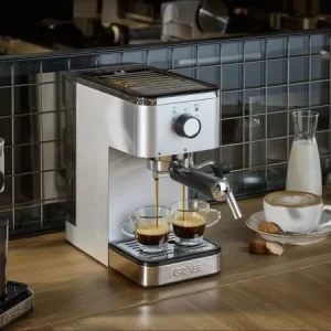Rabatt 🔥 GRAEF Siebträger-Espressomaschine Salita, Silber 🤩 27