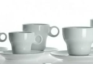 Besorgen 🎉 Top 10 🔔 Modern Classic Milchkaffeetasse Von Porzellanfabrik Walküre, Weiß 😍 👍 9