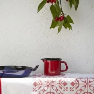Besorgen 🎁 Riess Emaille Riess Schnabeltopf Aus Emaille In Rot 12 Cm / 1 L 👍 7
