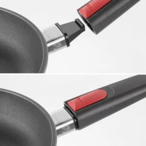 Schlussverkauf ⭐ Billig 😍 Woll Guss-Wok Und Rührpfanne Diamond XR Logic Mit Deckel 🤩 😉 6