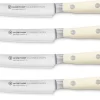 Billig ⌛ Auslauf 🔥 Wüsthof Steakmessersatz Classic Ikon Crèmeweiß, 4-teilig 🛒 🤩 5