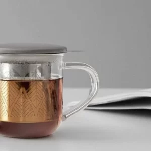 Bestpreis 🥰 Budget 👏 Viva Scandinavia Glastasse Eva Mit Filter, Brauner Deckel 🤩 😉 12
